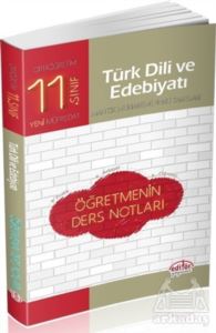 11. Sınıf Türk Dili ve Edebiyatı Öğretmenin Ders Notları