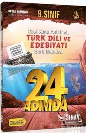 2019 24 Adımda 9. Sınıf Özel Konu Anlatımlı Türk Dili Ve Edebiyatı Soru Bankası