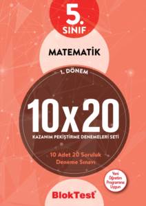 5. Sınıf Bloktest Matematik 10X20 Kap Denemeleri 1. Dönem