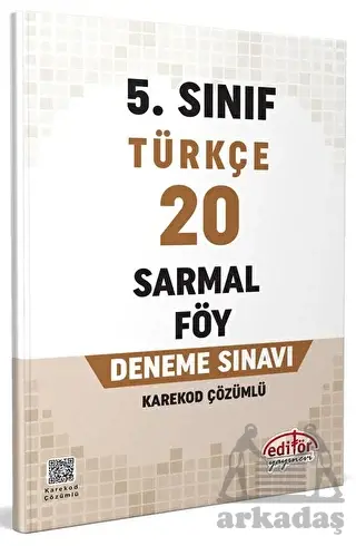5. Sınıf Türkçe 20 Sarmal Föy Deneme Sınavı - Thumbnail