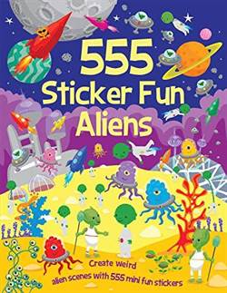 555 Sticker Fun: Aliens