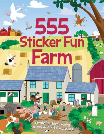 555 Sticker Fun - Farm Activity Book - 555 Sticker Fun