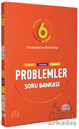 6. Sınıf Problemler Soru Bankası Editör Yayınevi