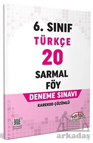 6. Sınıf Türkçe 20 Sarmal Föy Deneme Sınavı - Thumbnail