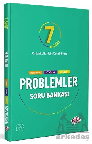 7. Sınıf Problemler Soru Bankası Editör Yayınevi