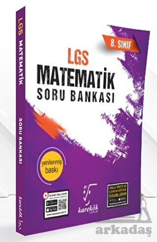 8. Sınıf LGS Matematik Soru Bankası - Thumbnail