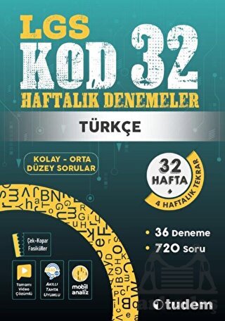 8. Sınıf Türkçe Kod 32 Haftalık Denemeleri