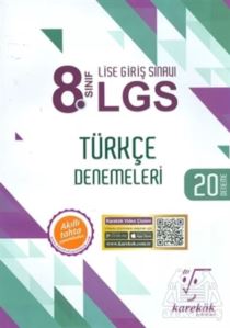 8.Sınıf LGS Türkçe 20'li Deneme Sınavı