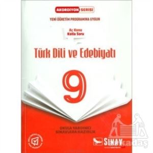 9.Sınıf Türk Dili Ve Edebiyatı Akordiyon Serisi