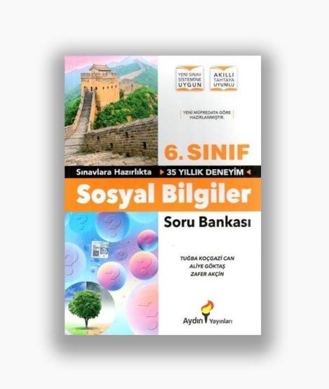 Aydın Yayınları 6. Sınıf Sosyal Bilgiler Soru Bankası