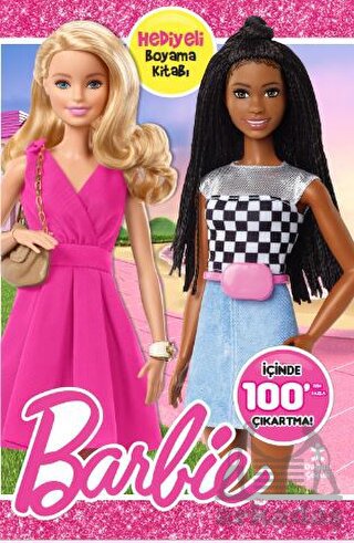 Barbie 100+ Çıkartma Hediyeli Boyama Kitabı - Thumbnail