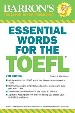 Barron's Essential Words For The TOEFL (7Th Ed)