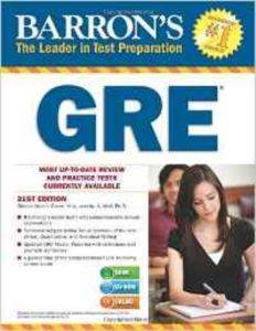Barron's GRE with CD-ROM (21st ed.)
