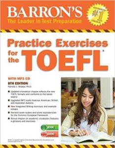 Barron's Practice Exercises For The TOEFL (With MP3 CD) 8Th Ed.