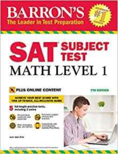 Barron's SAT Math Level 1 With Online Tests