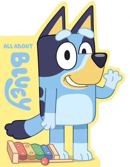 Bluey: All About Bluey : A Bluey - Shaped Board Book - Thumbnail