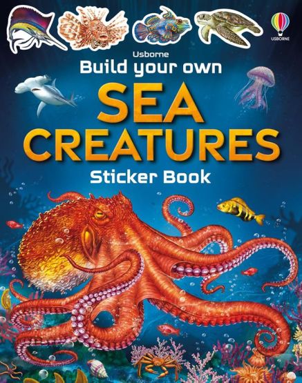 Build Your Own Sea Creatures - Build Your Own Sticker Book - Thumbnail