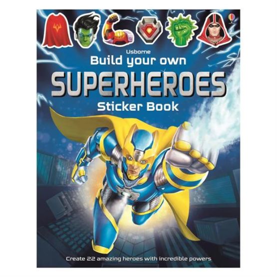 Build Your Own Superheroes Sticker Book - Build Your Own Sticker Book - Thumbnail