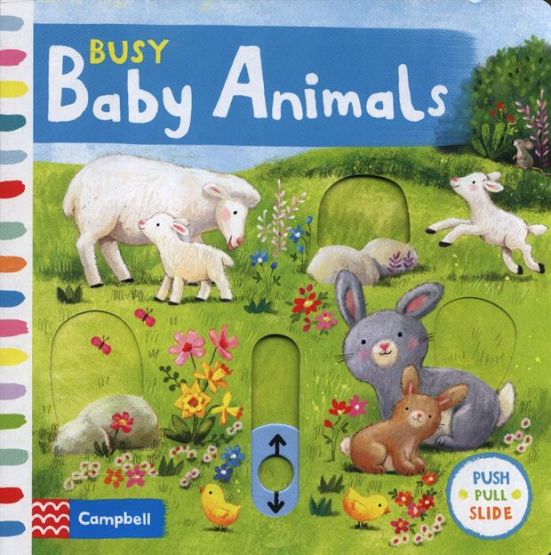 Busy Baby Animals - Campbell Busy Books - Thumbnail