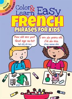 Color and Learn Easy French Phrases for Kids