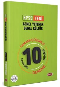 Data Yayınları KPSS GY GK 10 Fasikül Deneme Sınavı