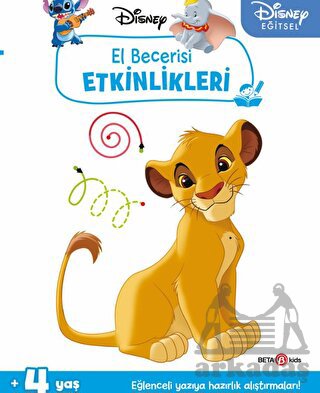 Disney Eğitsel Simba El Becerisi Etkinlikleri Yazıya Hazırlık