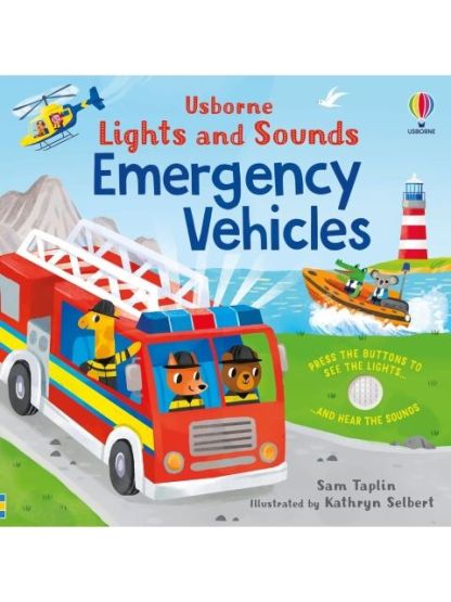 Emergency Vehicles - Usborne Lights and Sounds - Thumbnail