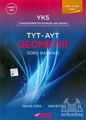 Esen Tyt - Ayt Geometri Soru Bankası Kırmızı Seri