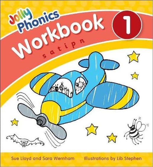 Jolly Phonics 1 Workbook In Precursive Letters - Jolly Phonics Workbooks, Set of 1-7