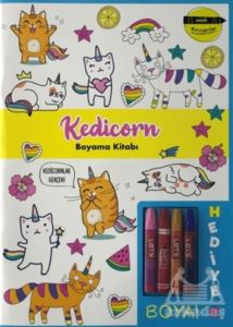 Kedicorn Boyama Kitabı - Minik Ressamlar