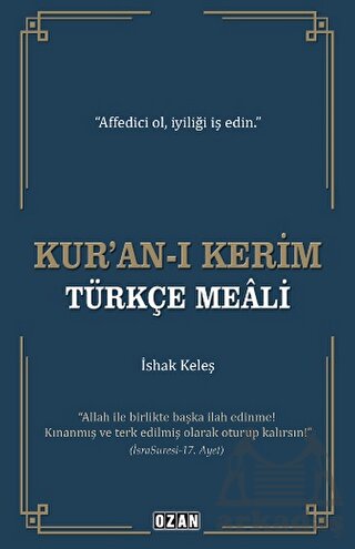 Kur’An-I Kerim Türkçe Meali