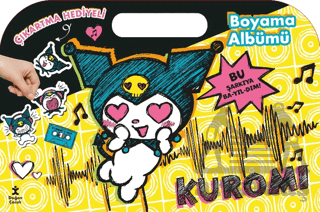 Kuromi - Çıkartma Hediyeli Boyama Albümü - Thumbnail