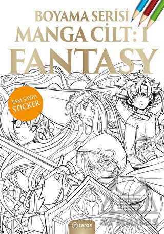 Manga Boyama Cilt I: Fantasy