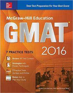 McGraw-Hill's GMAT 2016 Strategies + Practice Tests 9th ed.