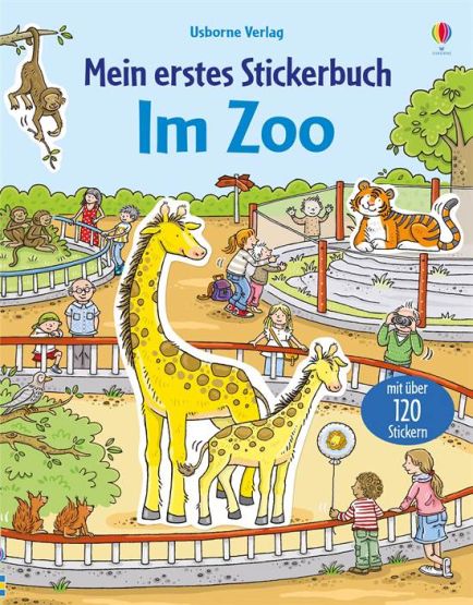 Mein Erstes Stickerbuch: Im Zoo