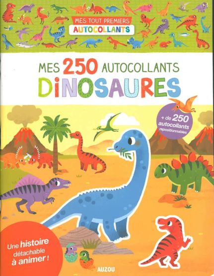 Mes 250 autocollants dinosaures