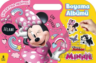 Minnie Çıkartma Hediyeli Boyama Albümü