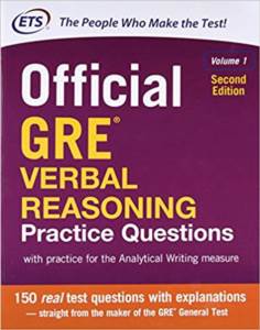 Official GRE Verbal Reasoning Practice Questions (2Nd Ed.)