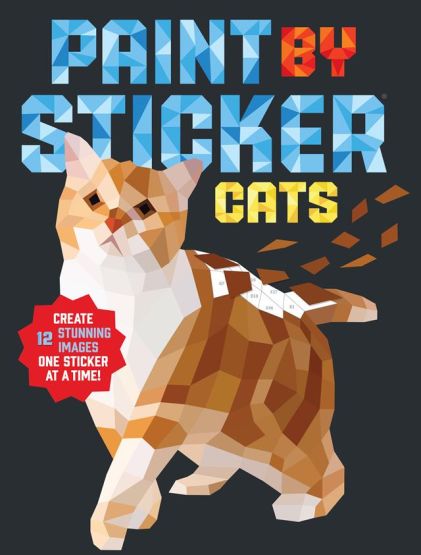 Paint by Sticker: Cats Create 12 Stunning Images One Sticker at a Time! - Paint by Sticker - Thumbnail