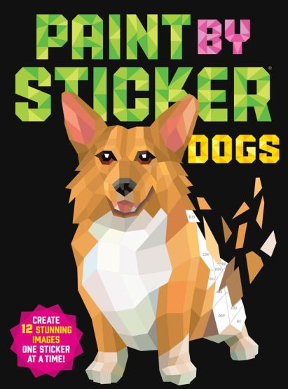 Paint by Sticker: Dogs Create 12 Stunning Images One Sticker at a Time! - Paint by Sticker - Thumbnail