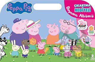 Peppa Pig Çıkartma Hediyeli Boyama Albümü