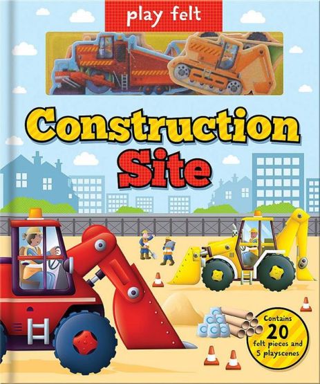 Play Felt Construction Site - Activity Book - Soft Felt Play Books