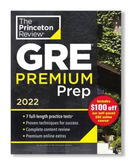 Princeton Review GRE Premium Prep, 2022