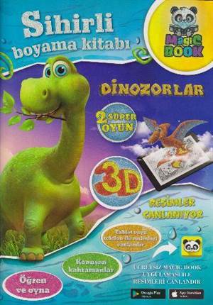 Sihirli Boyama Kitabı: Dinozorlar