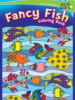 SPARK Fancy Fish Coloring Book