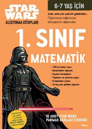 Star Wars Alıştırma Kitapları - 1. Sınıf Matematik