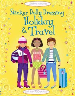 Sticker Dolly Dressing Holiday and Travel