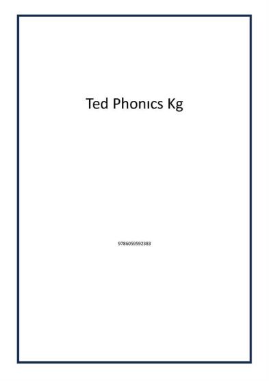 Ted Phonıcs Kg
