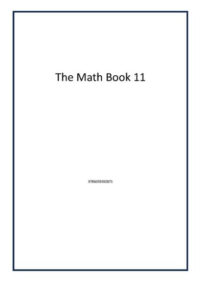 The Math Book 11