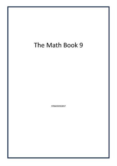The Math Book 9